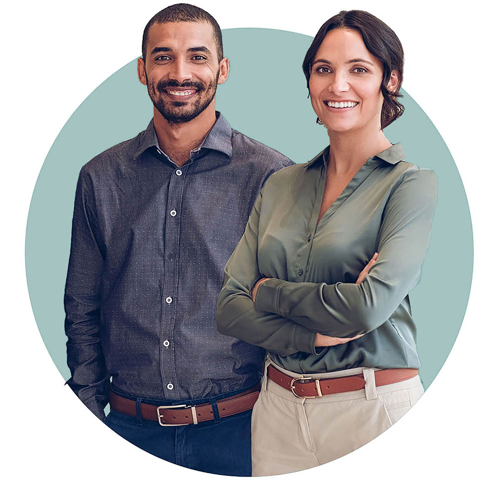 Group of successful multiethnic business team